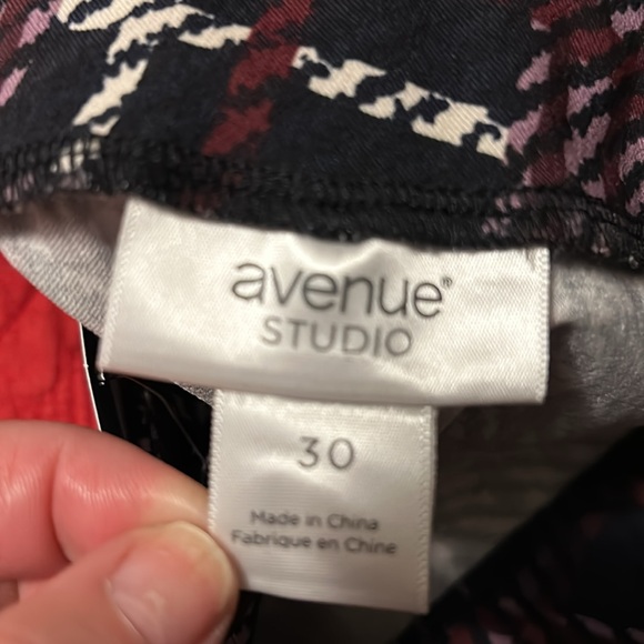 NWT Avenue studio plaid pants - Picture 3 of 5